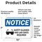 Signmission 7 in Height, 10 in Width, Vinyl Decal, Rectangle OS-2PACK-NS-D-710-L-18158 - alternate 2
